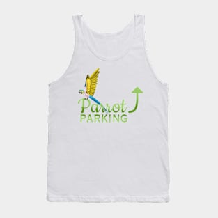 Parrot Parking - Blue & Gold Macaw Tank Top